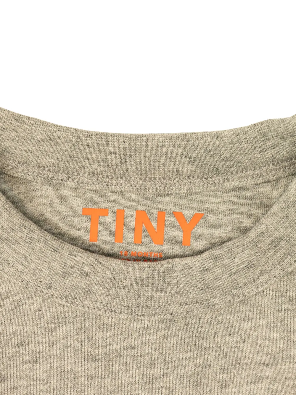 Tiny Cottons Sweater met kersenprint Grijs