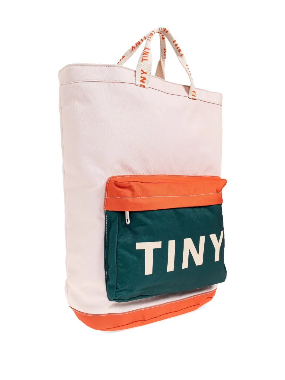 Tiny Cottons Shopper met voorzak Roze