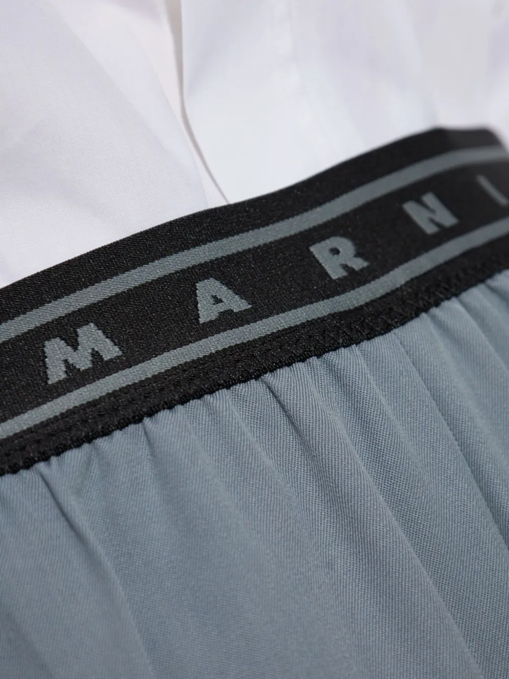 Marni Broek met logoband Grijs