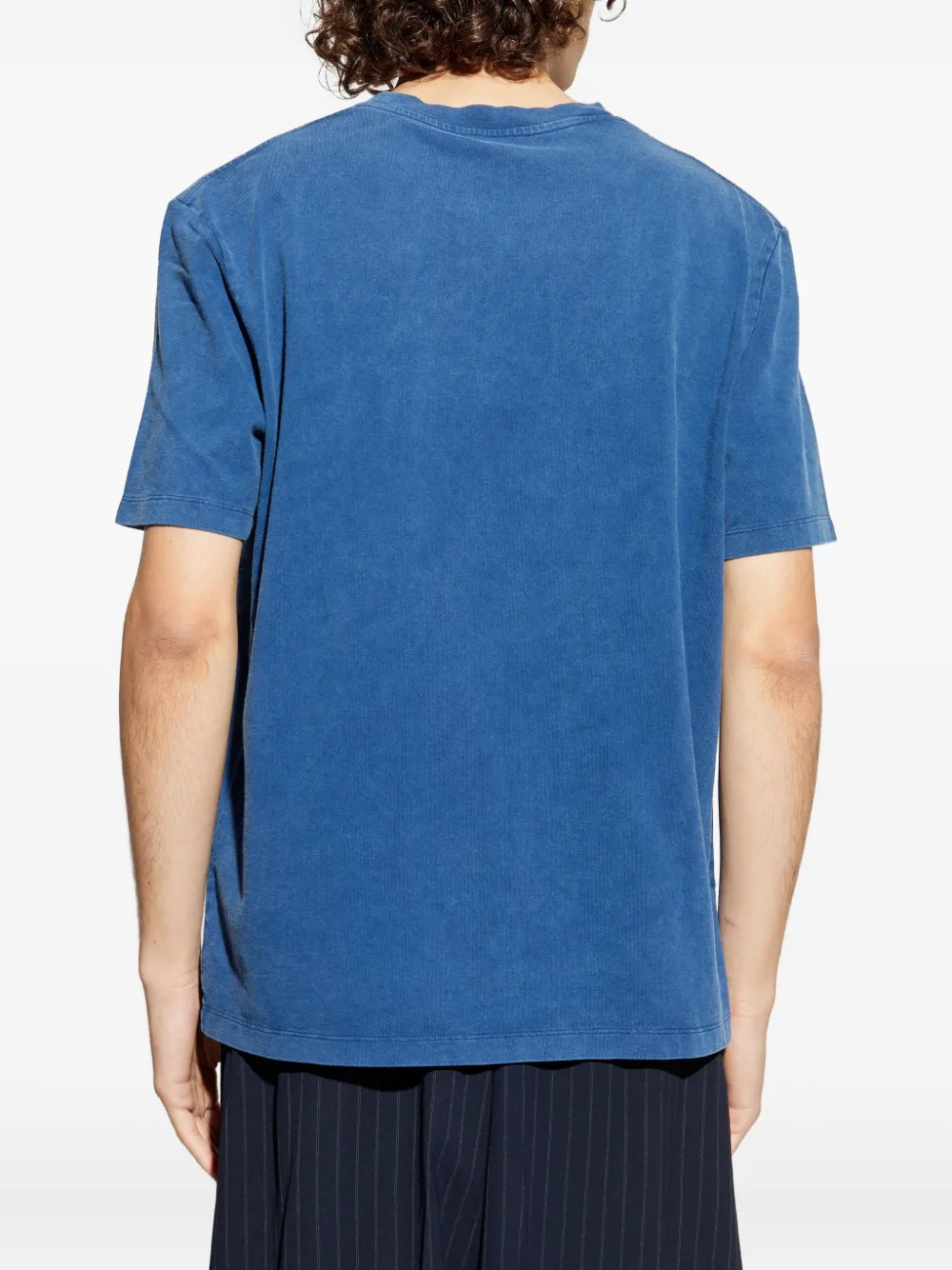 Balmain T-shirt met geborduurd logo Blauw