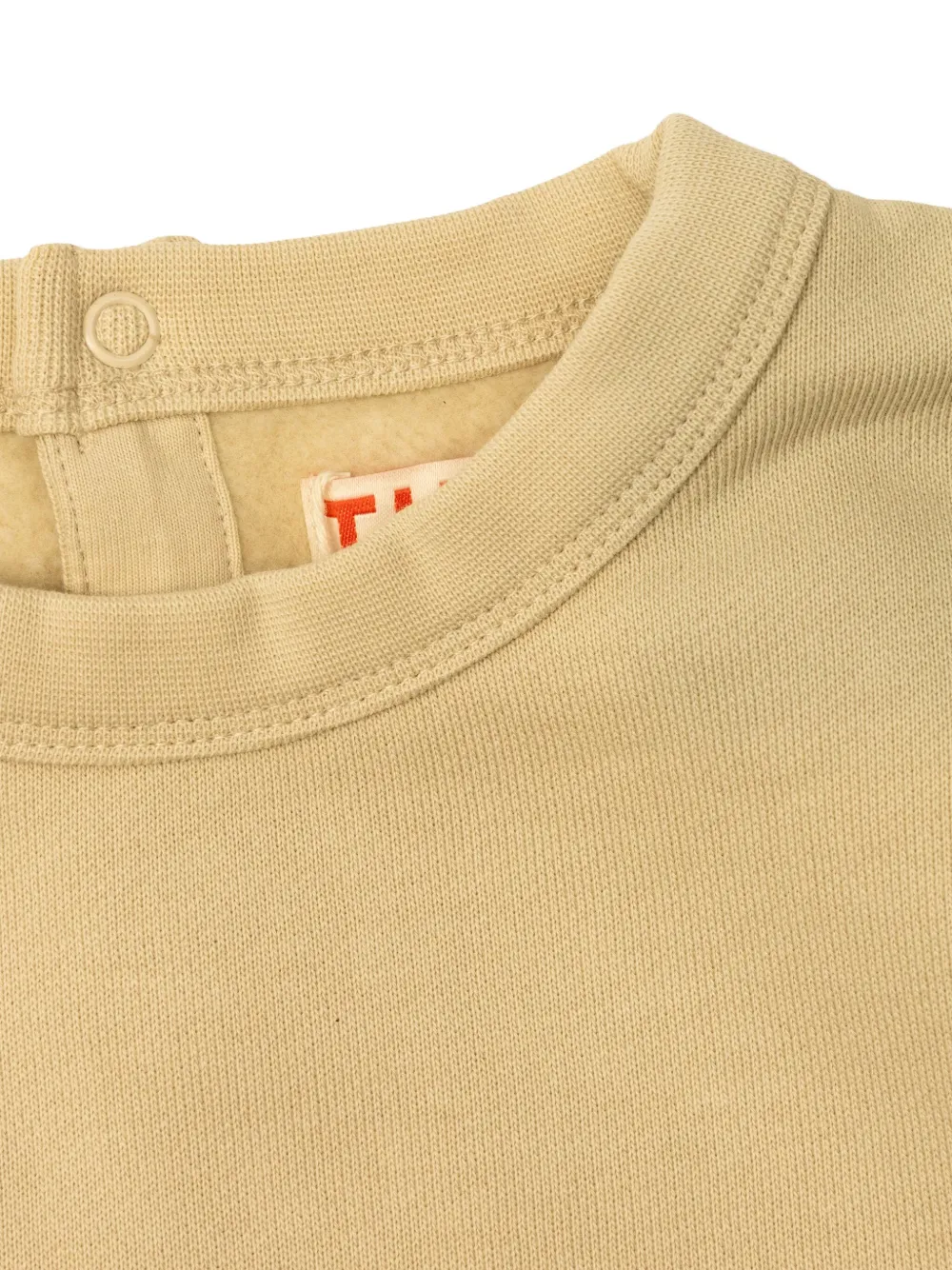 Tiny Cottons colour-block logo romper Groen