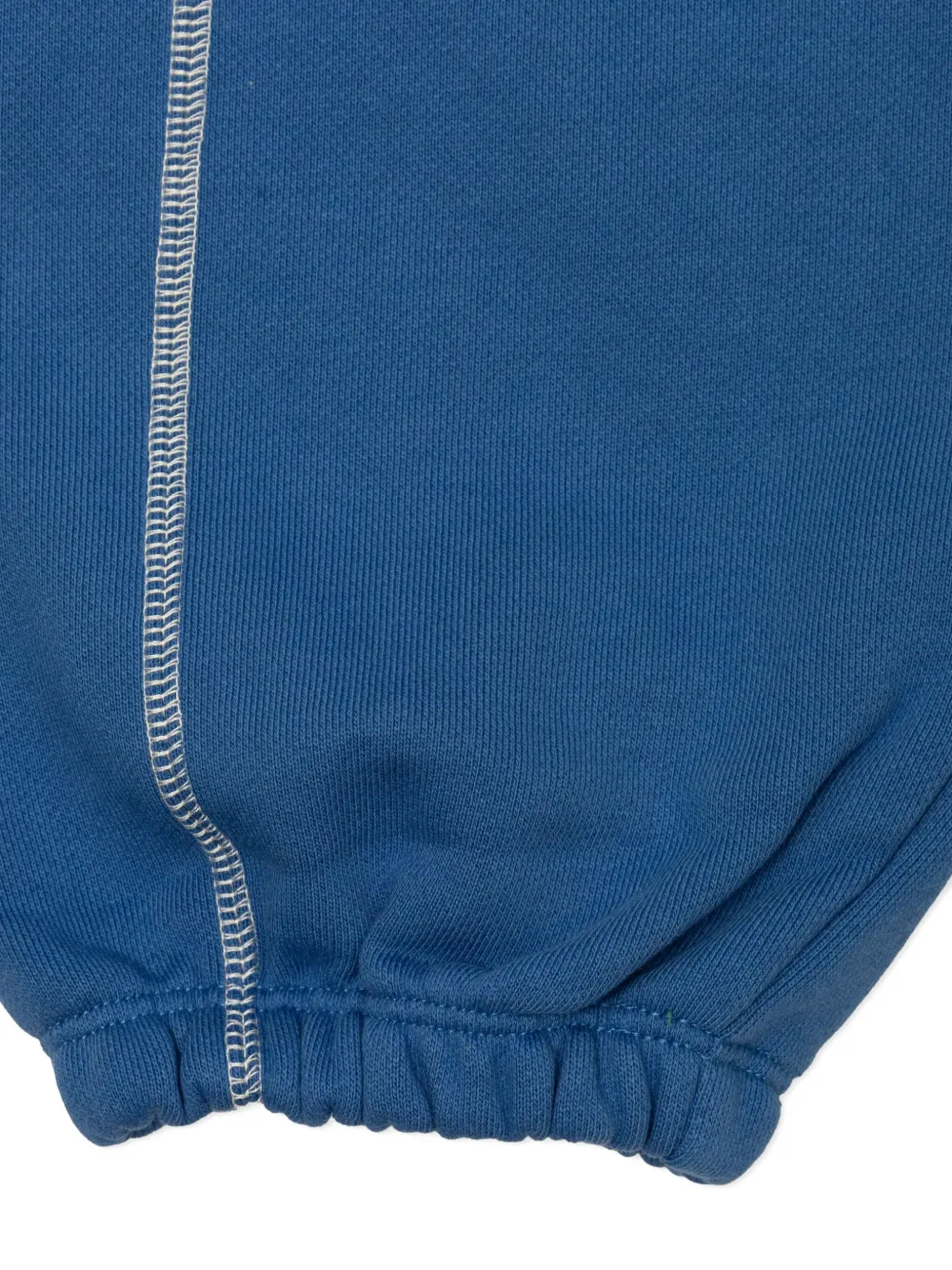 Tiny Cottons Contrast organic-cotton track pants Blauw