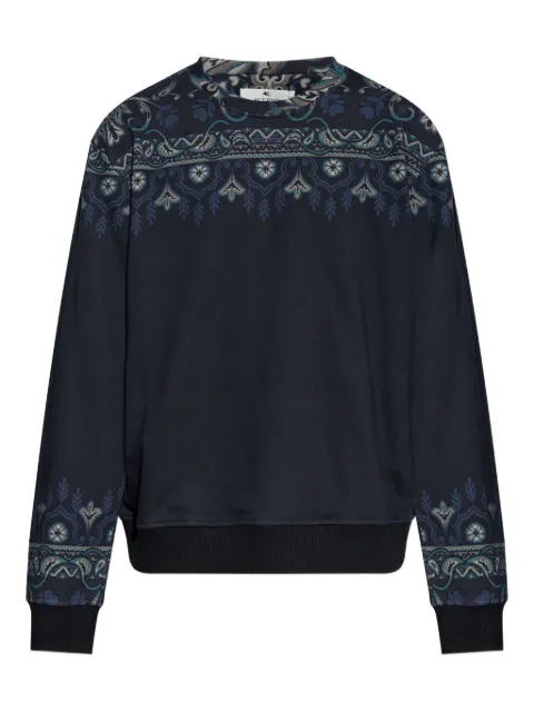 ETRO paisley-print crew-neck sweatshirt