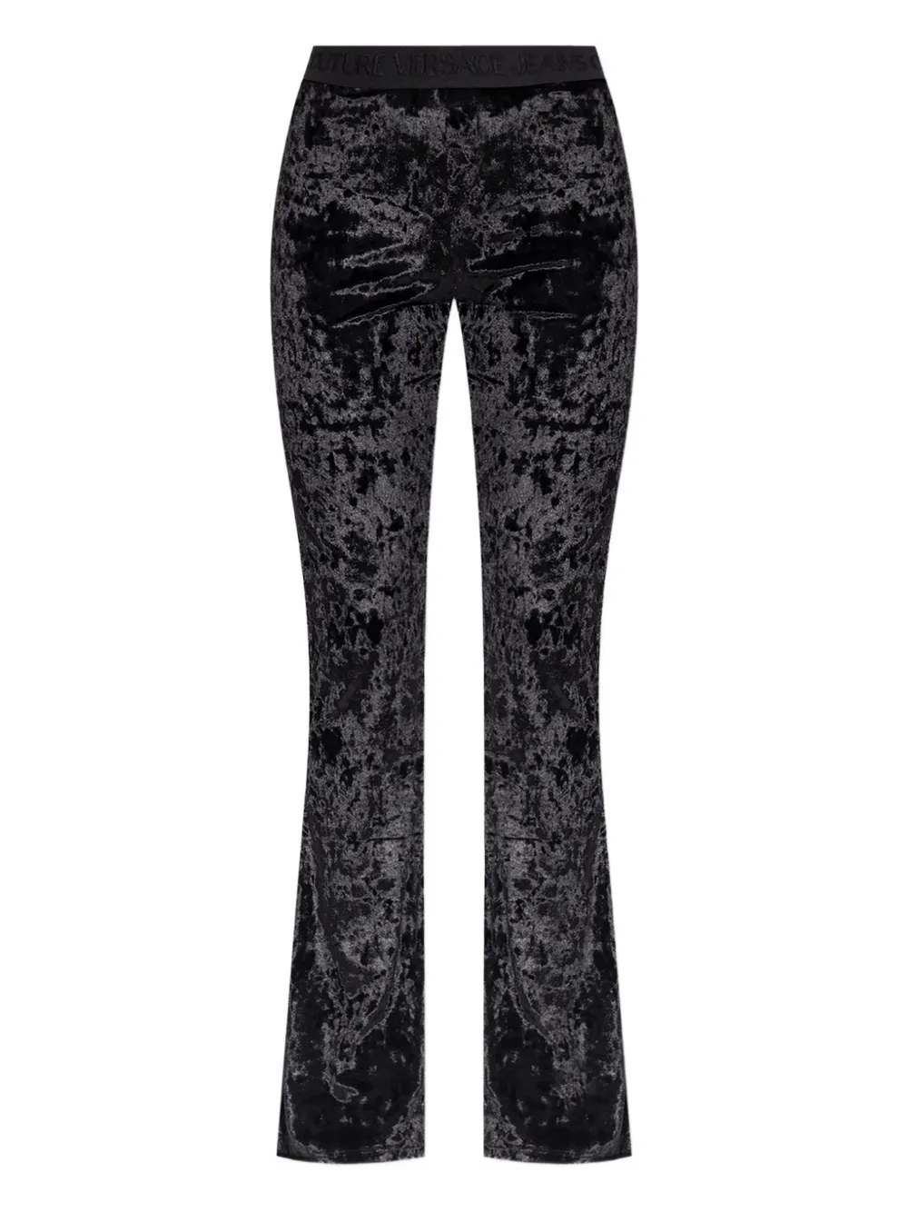 Versace Jeans Couture Fluwelen broek Zwart