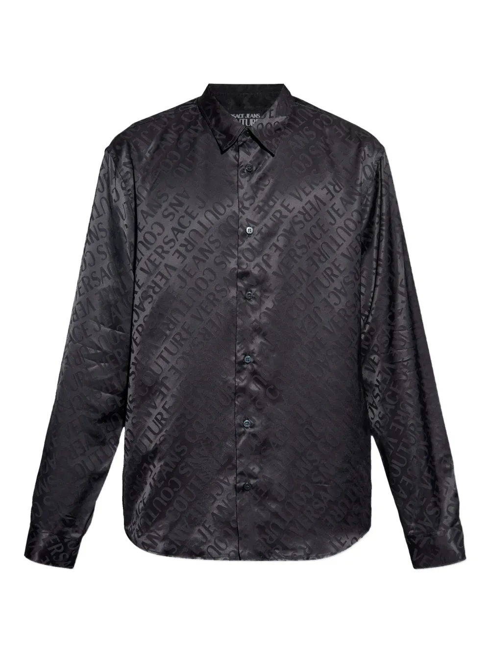 Versace Jeans Couture logo-print shirt Zwart