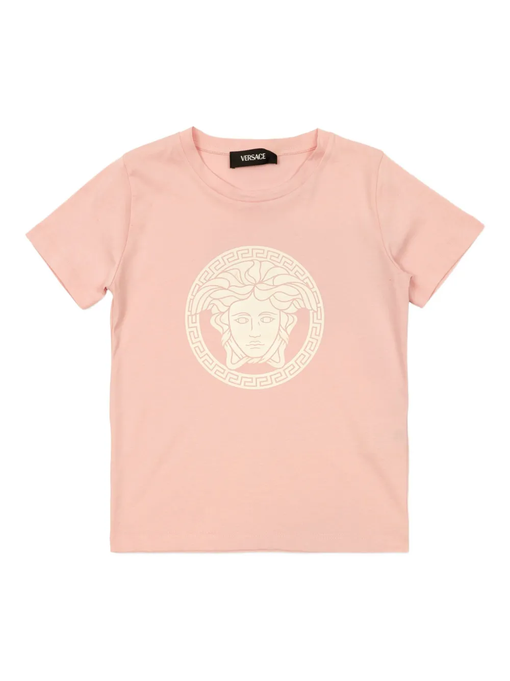Versace Kids Katoenen T-shirt Roze
