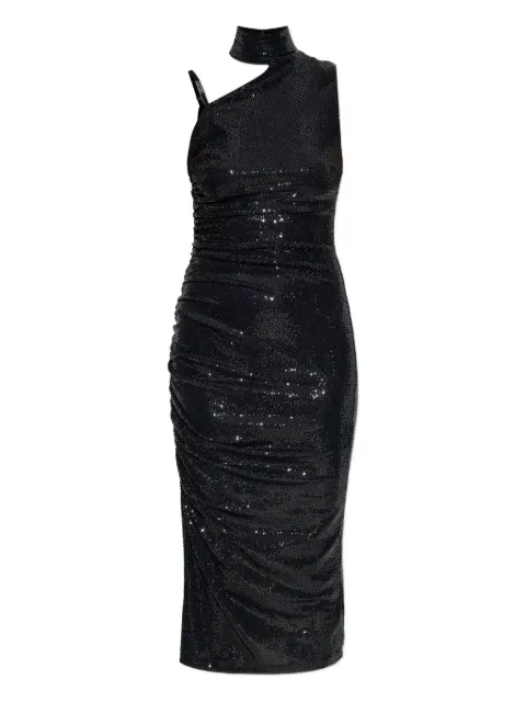 Versace Jeans Couture sequinned high-neck dress
