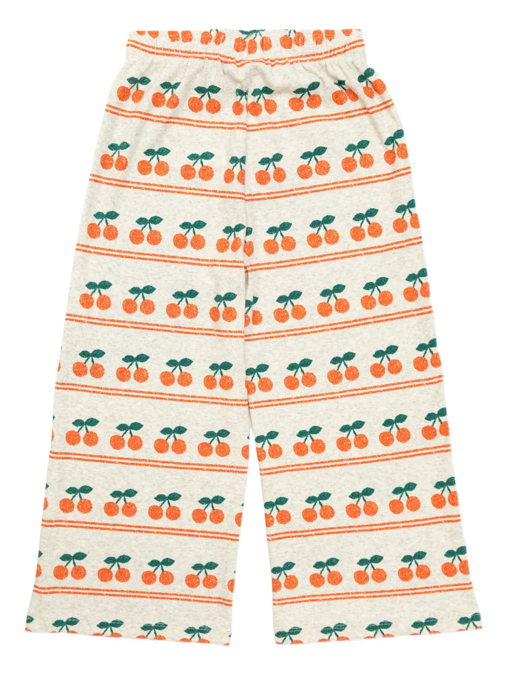 Tiny Cottons cherry-print drawstring trousers | Boys Casual Trousers | Image 2