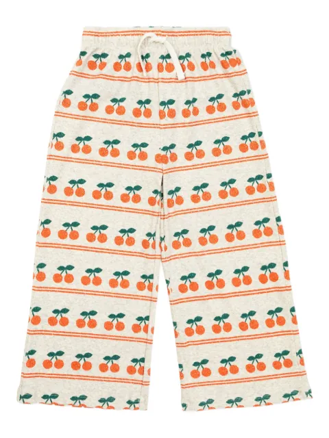 Tiny Cottons cherry-print drawstring trousers