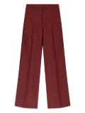 ETRO jacquard-pattern flared trousers