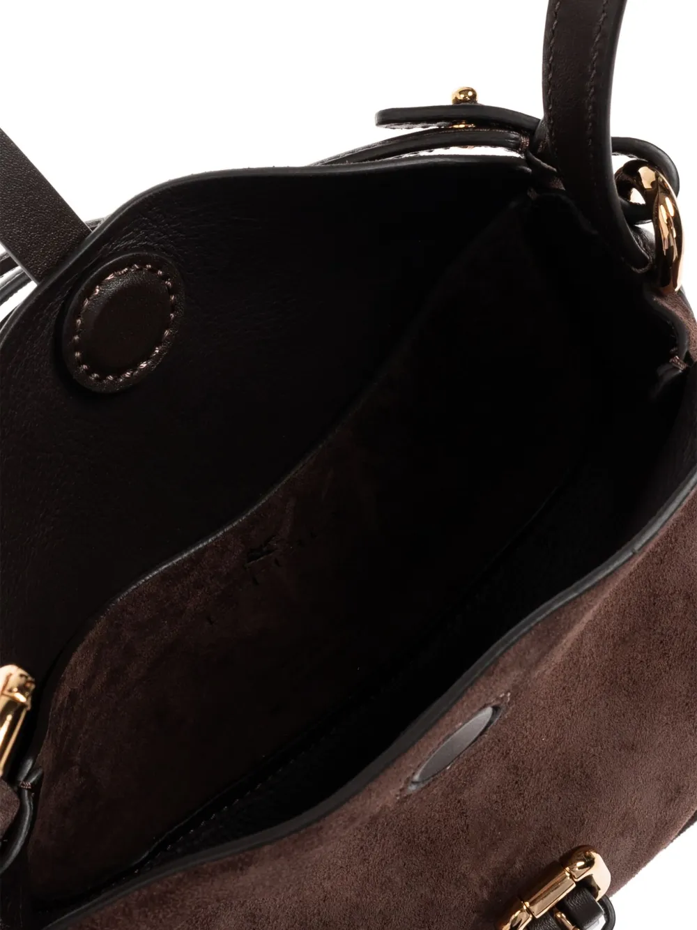 ETRO small suede shoulder bag Bruin