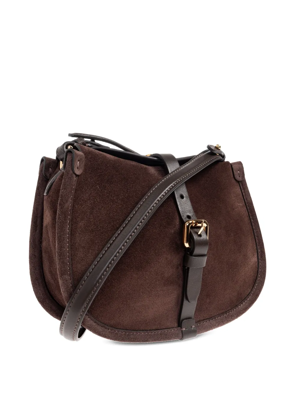 ETRO small suede shoulder bag Bruin