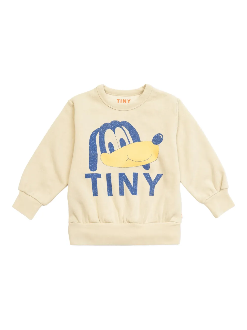 Tiny Cottons Sweater met hondenprint Beige