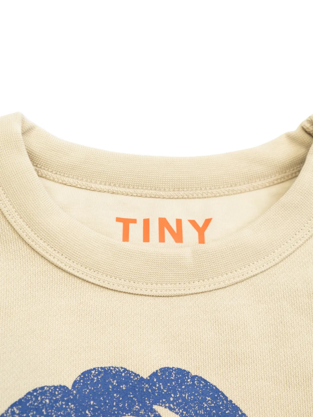Tiny Cottons Sweater met hondenprint Beige