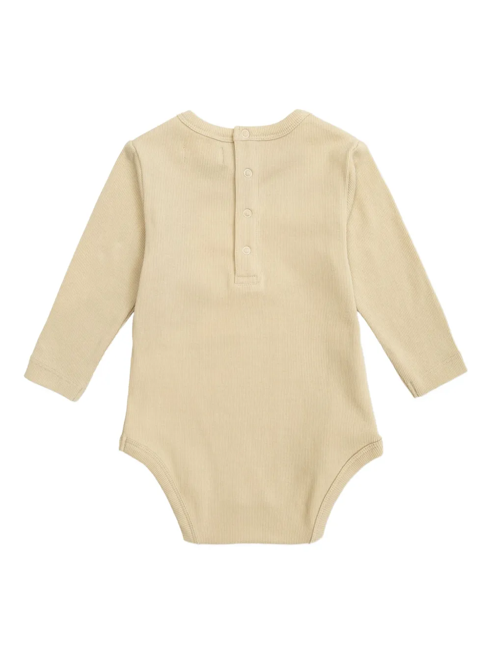 Tiny Cottons cherry-print ribbed bodysuit - Beige