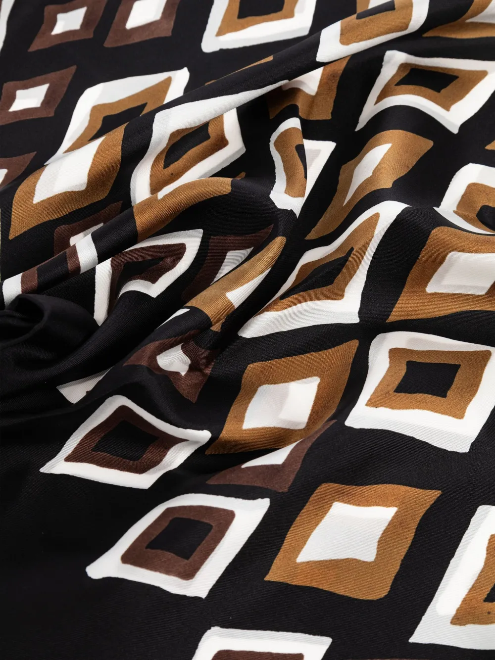 Lanvin Sjaal met geometrische print Zwart