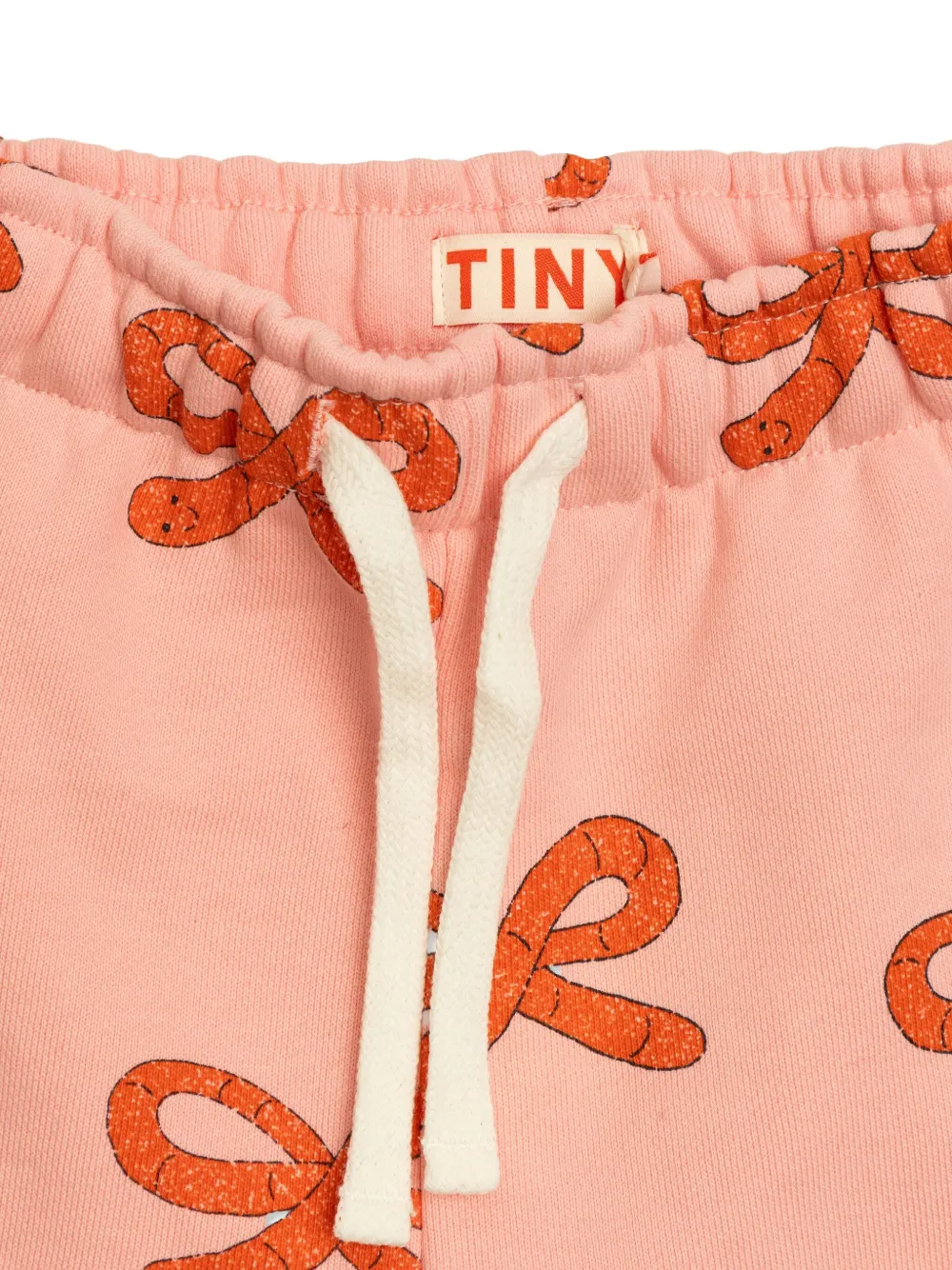 Tiny Cottons Worms printed track pants Roze