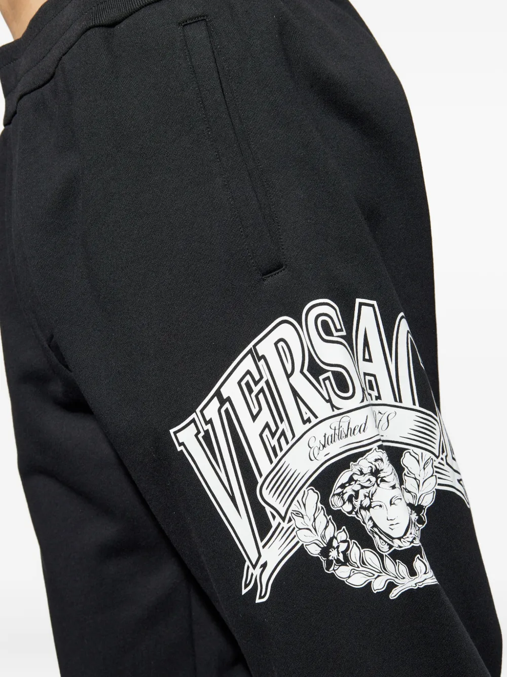 Versace Trainingsbroek met Medusa-logo Zwart