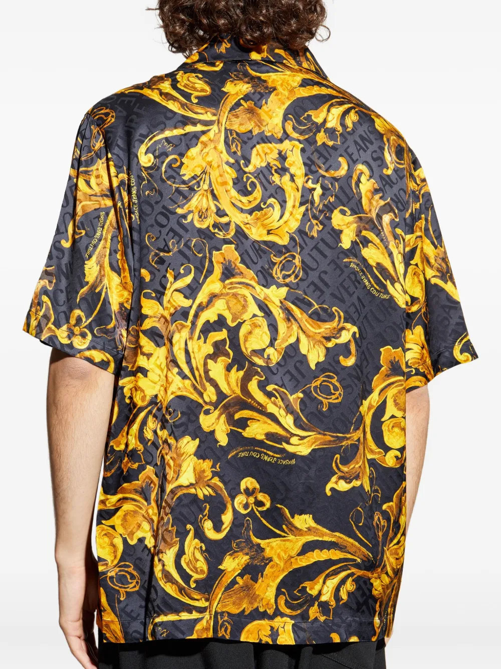 Versace Jeans Couture short-sleeve shirt Geel