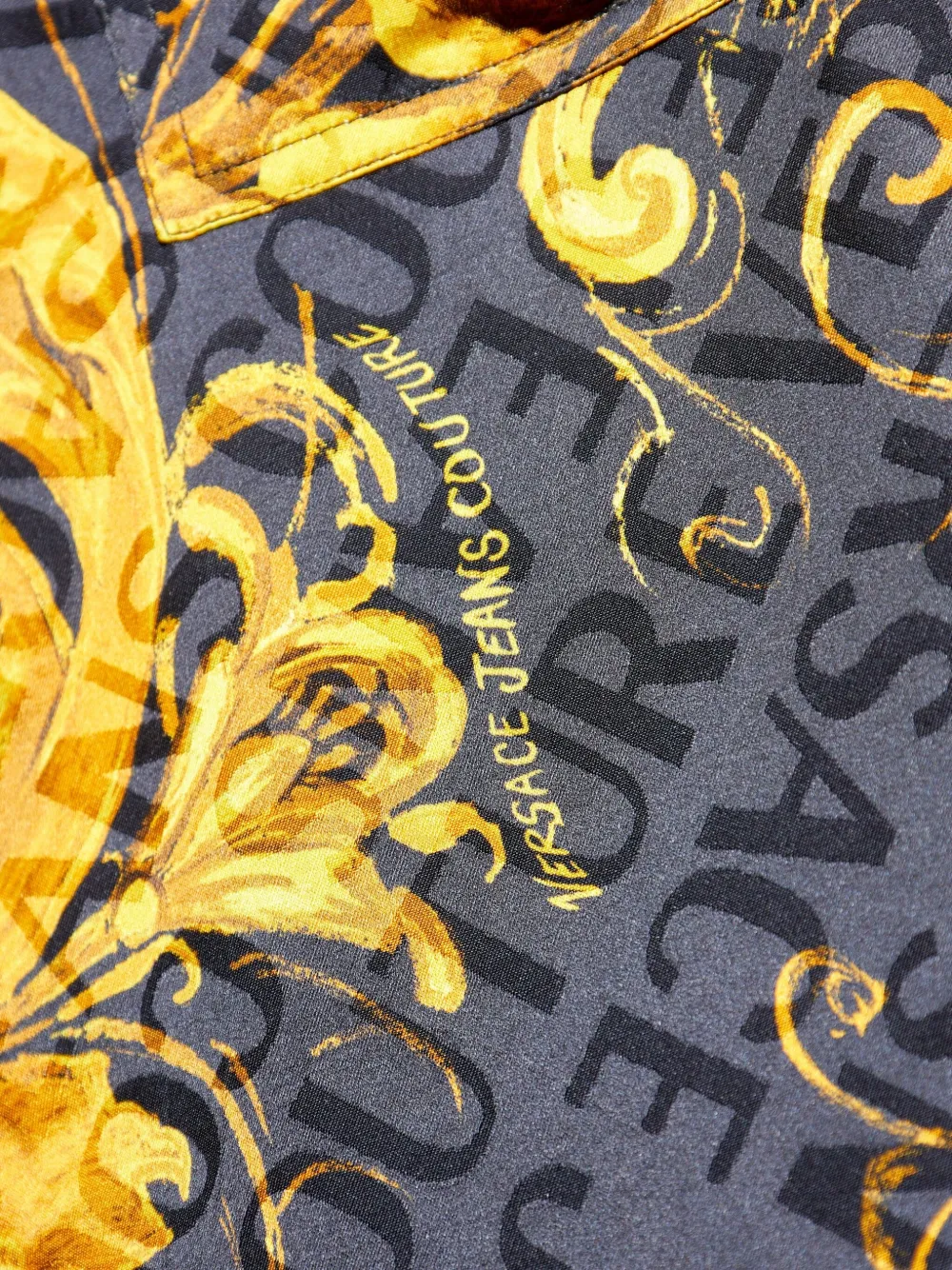Versace Jeans Couture short-sleeve shirt Geel