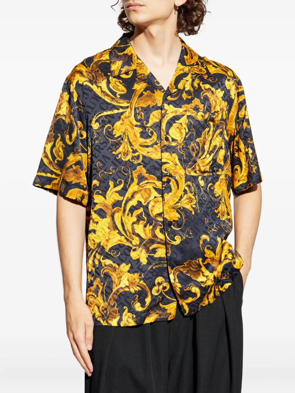 Versace Jeans Couture short-sleeve shirt Geel