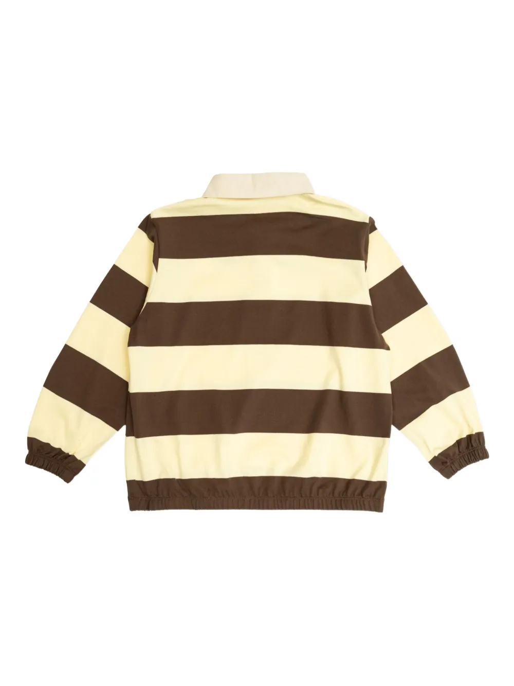 Tiny Cottons Gestreept rugbyshirt Beige