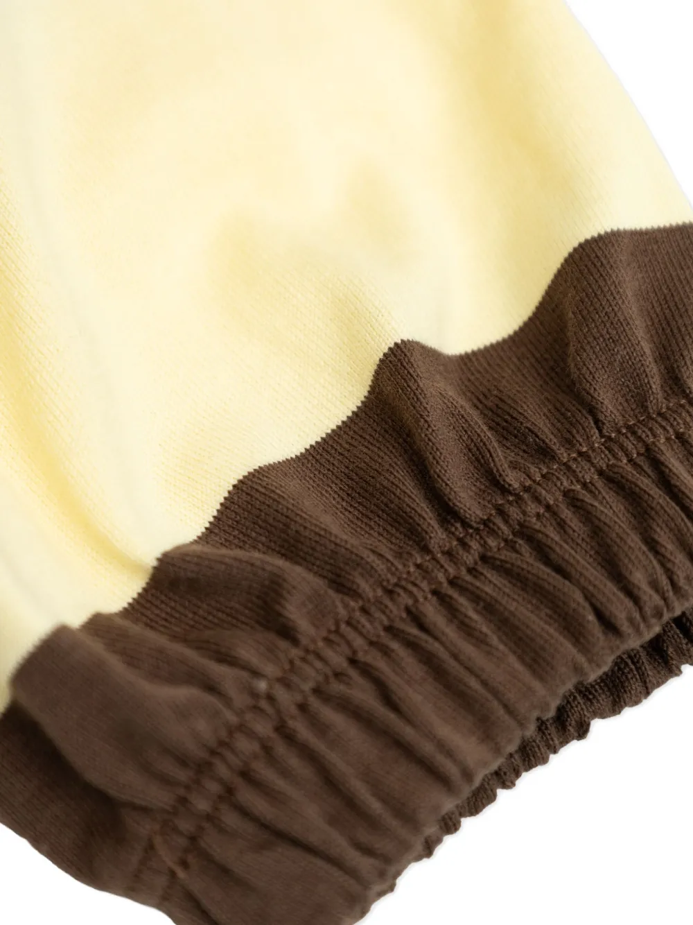 Tiny Cottons Gestreept rugbyshirt Beige