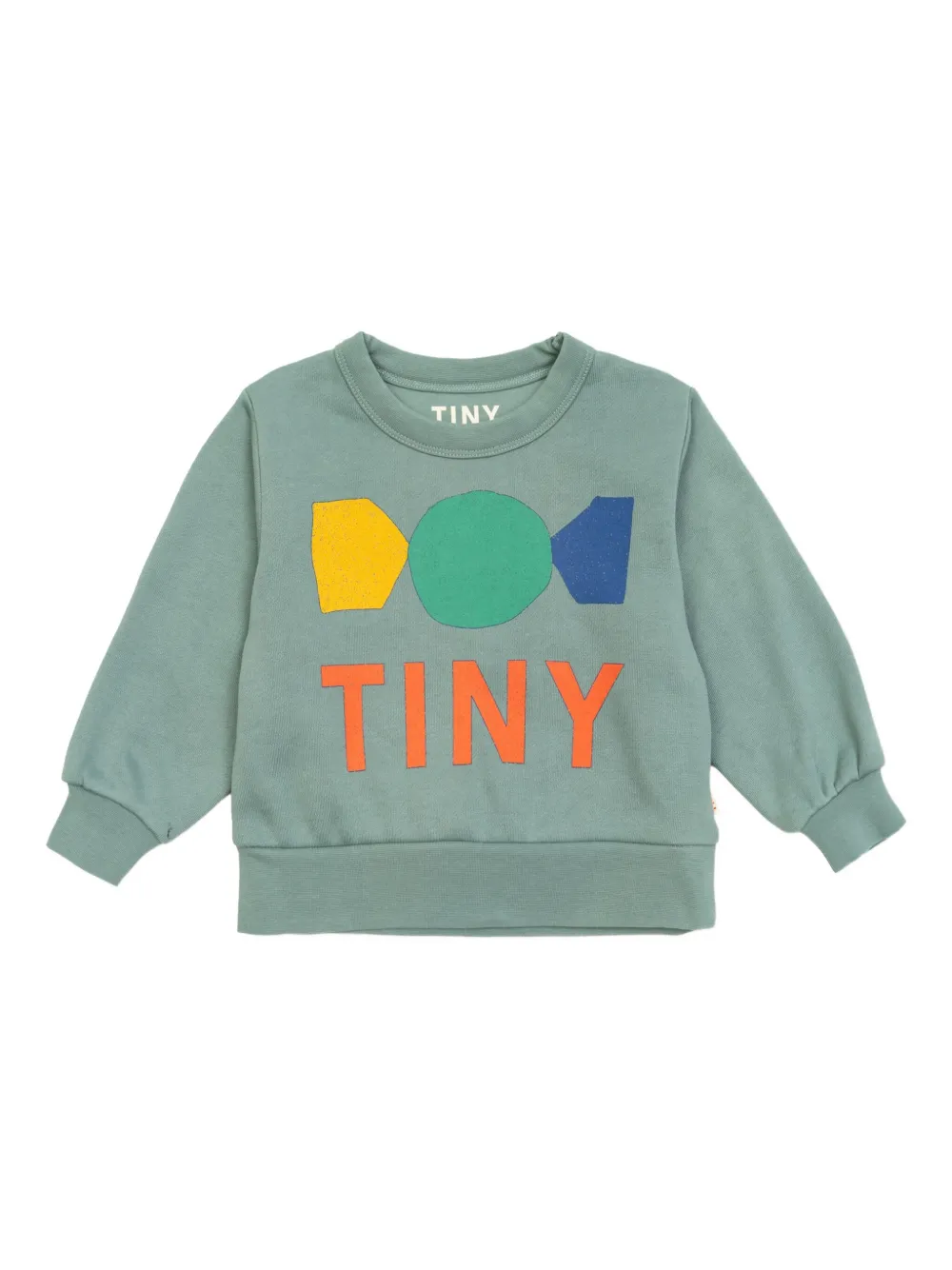 Tiny Cottons Sweater met logoprint Groen