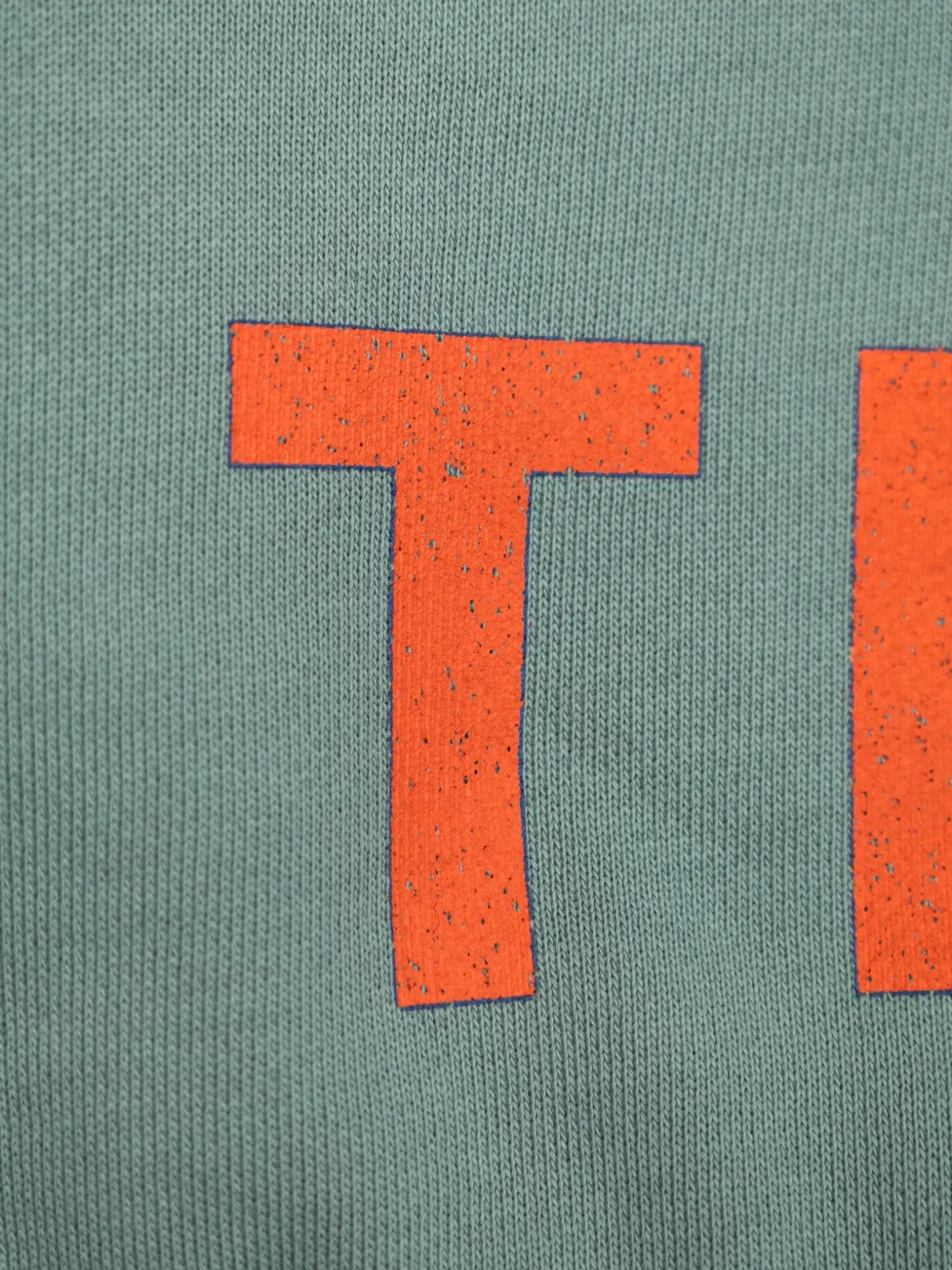 Tiny Cottons Sweater met logoprint Groen