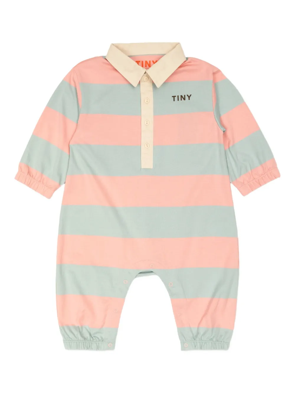 Tiny Cottons ストライプ ジャンプスーツ - ニュートラル Tiny Cottons ストライプ ジャンプスーツ - ニュートラル
