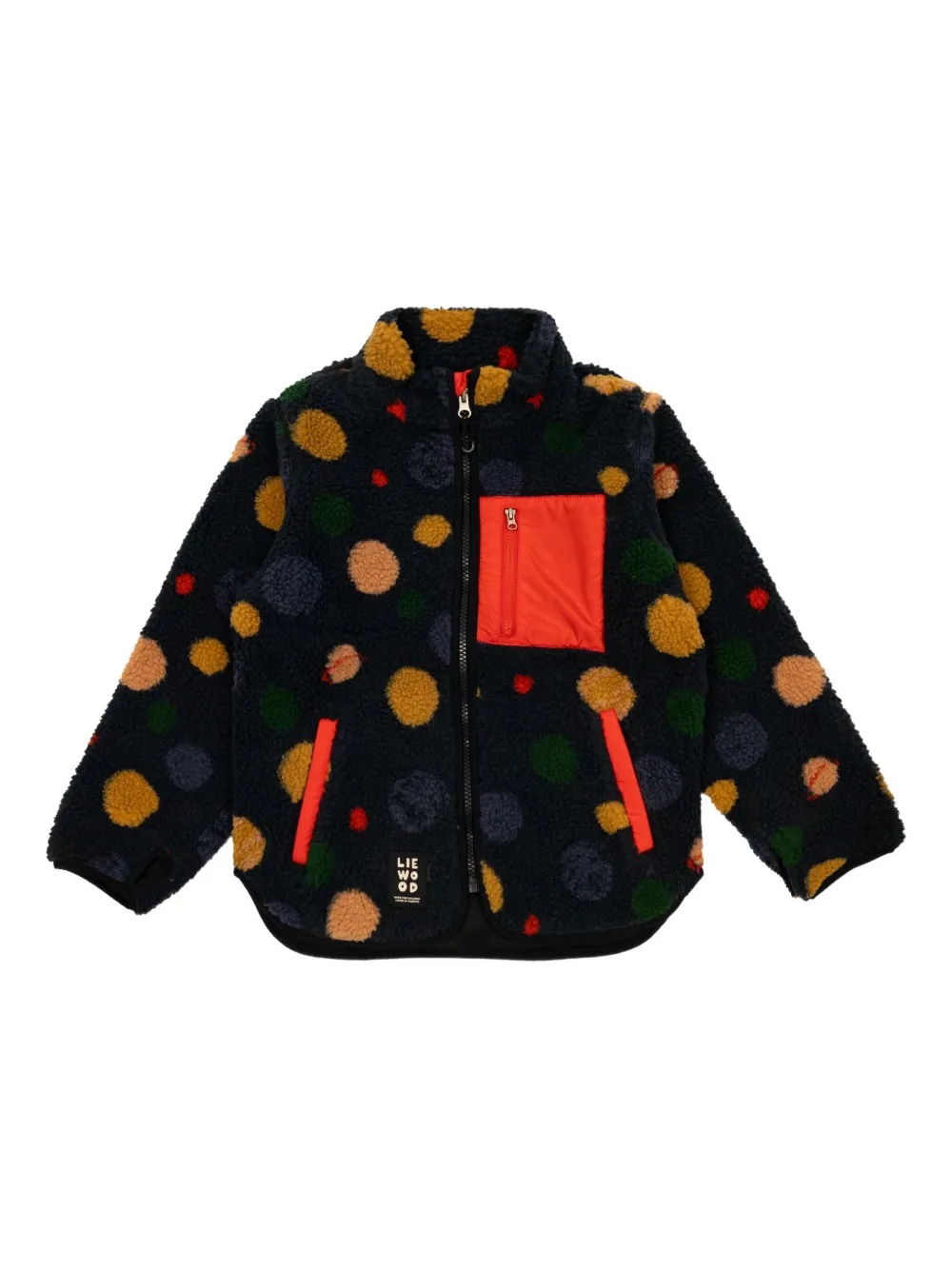 Liewood Dot-pattern Fleece Jacket In Multi