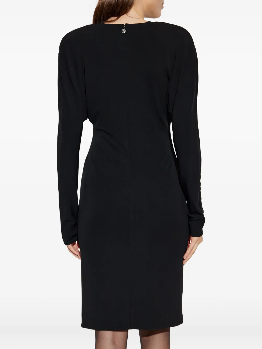 Versace Mini-jurk met lange mouwen Zwart