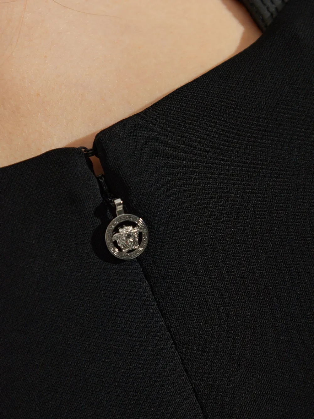 Versace Mini-jurk met lange mouwen Zwart
