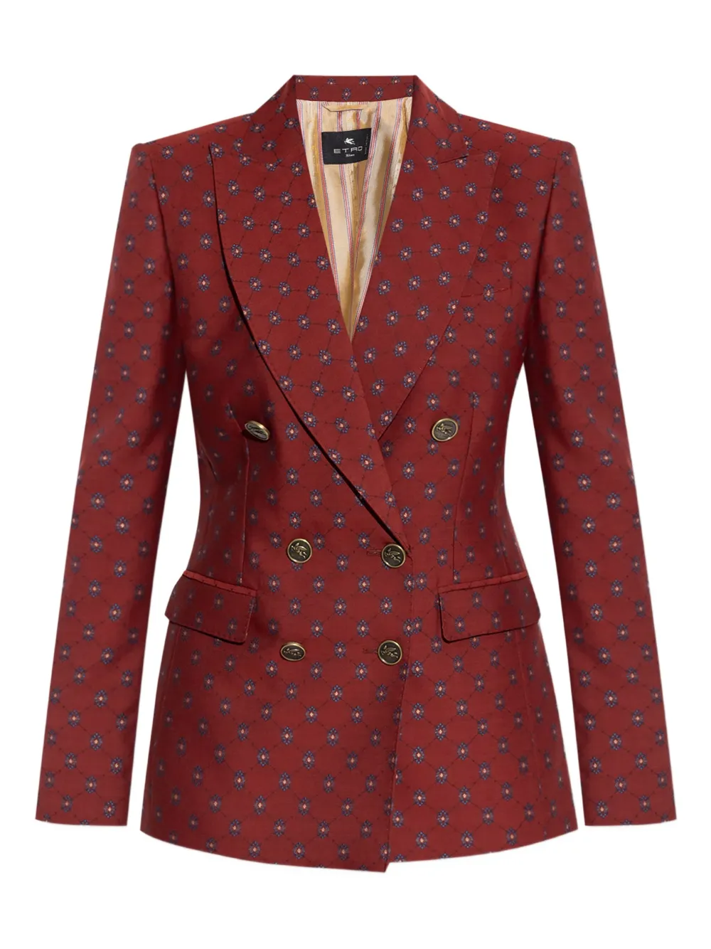 ETRO Blazer met dubbele rij knopen Rood