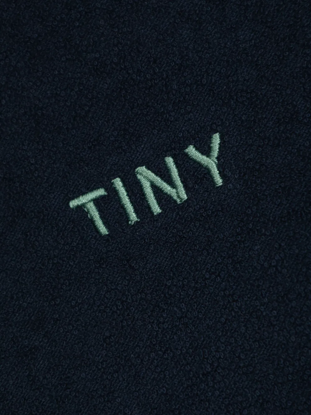 Tiny Cottons Fleece trui met vlakken Blauw