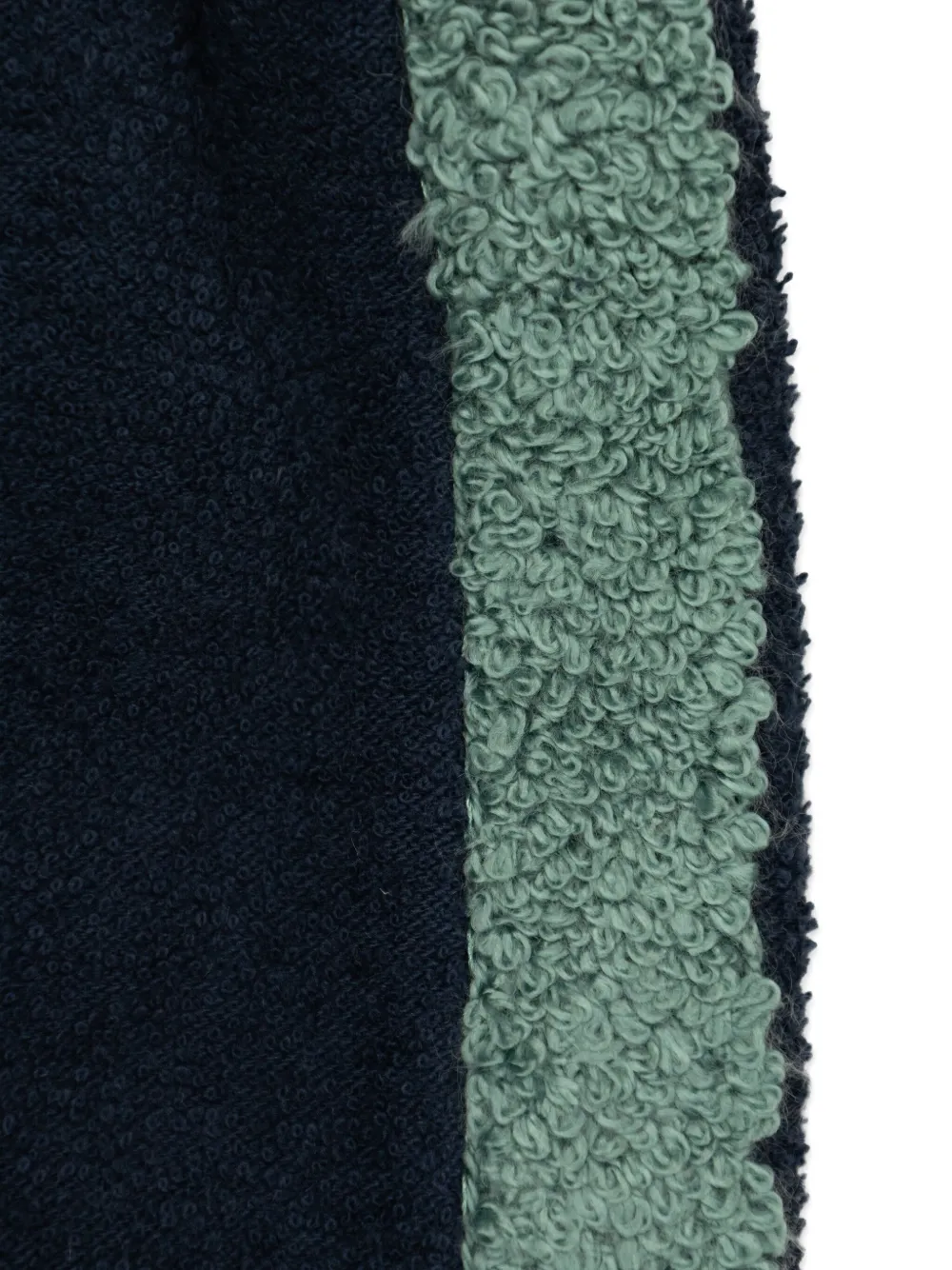 Tiny Cottons Fleece trui met vlakken Blauw