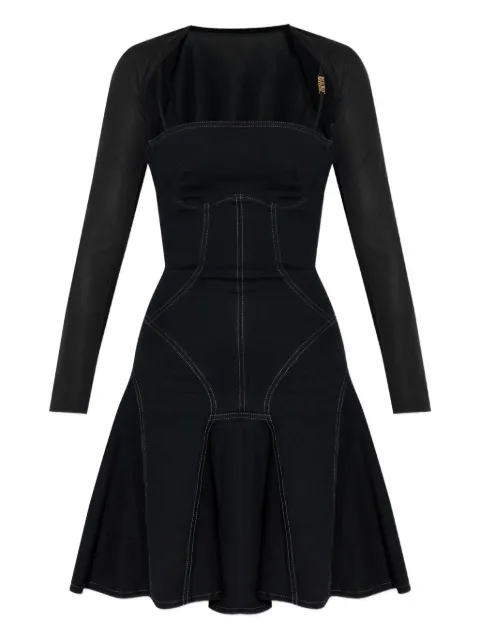 Versace Jeans Couture flared corset dress