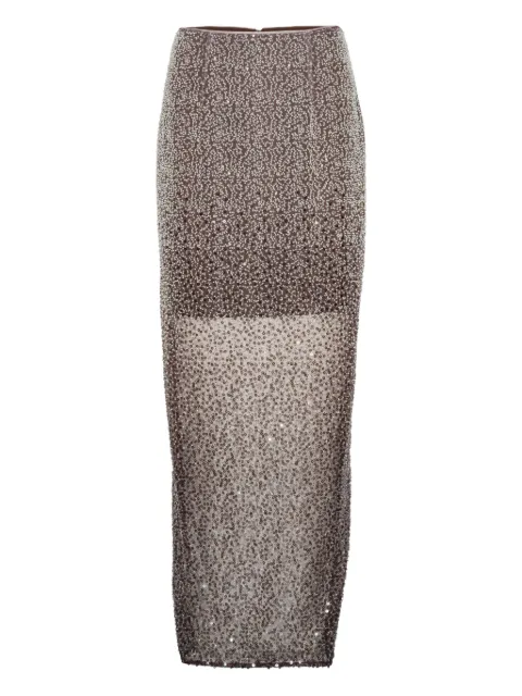 ROTATE BIRGER CHRISTENSEN beaded maxi skirt