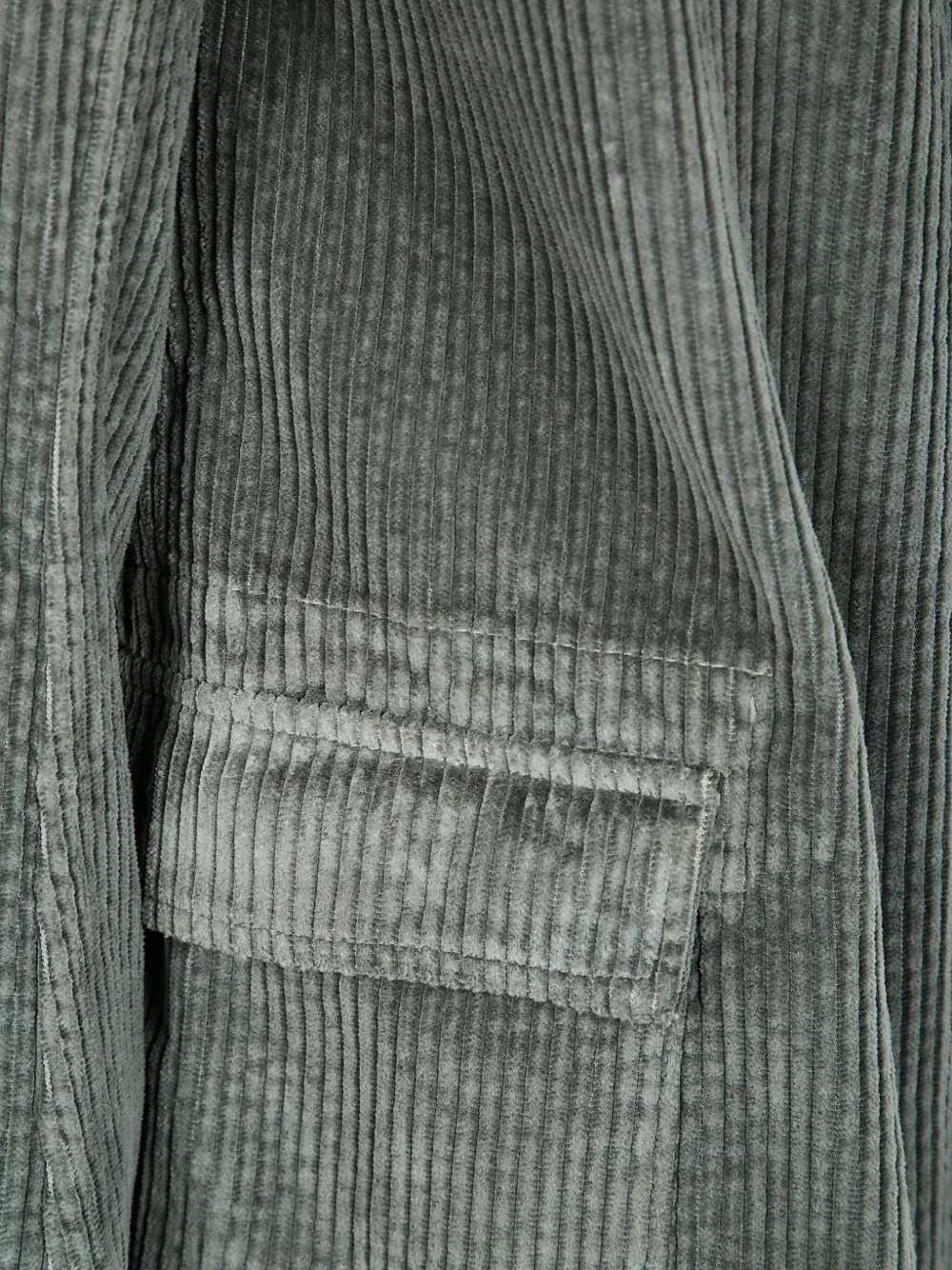 Labo Art Pina Cotton Button-front Jacket In Gray