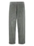 Labo Art corduroy-textured trousers - Green