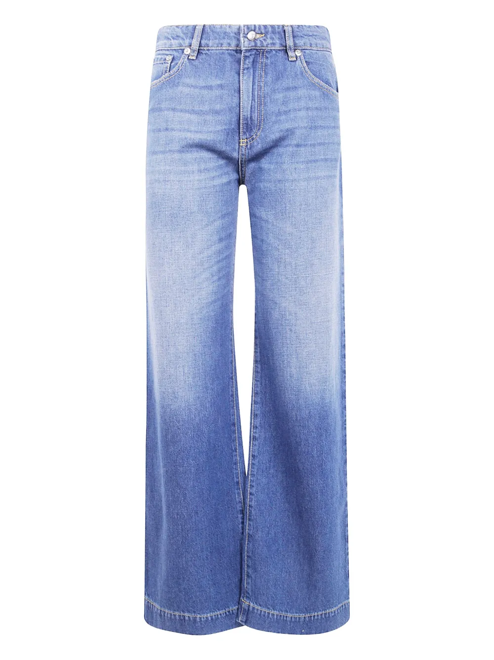 Antonelli logo-patch jeans Blauw
