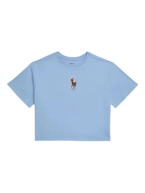 POLO RALPH LAUREN KIDS embroidered-logo t-shirt