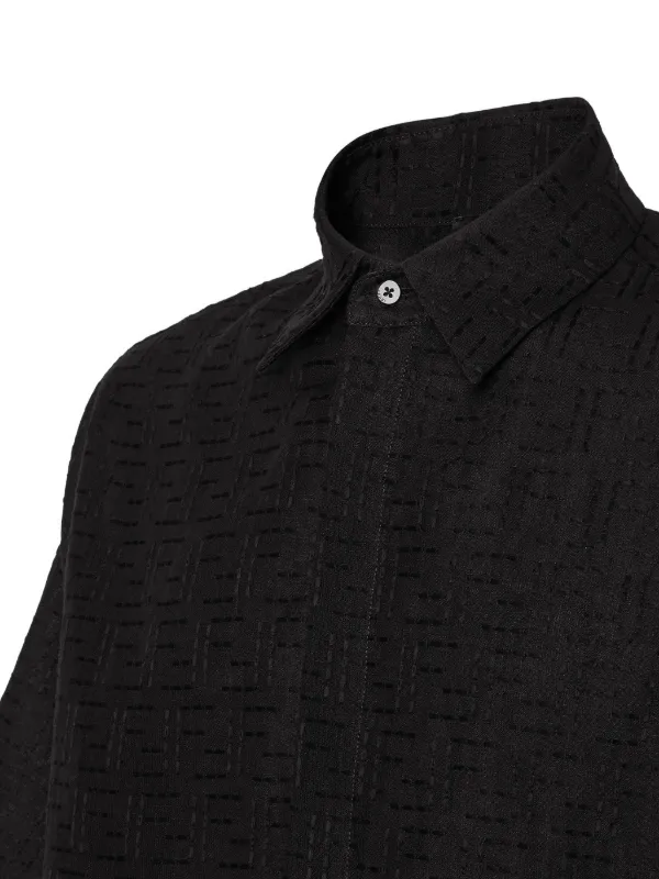 FENDI FF-jacquard Shirt | Black | FARFETCH