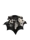 MASU distressed hooded collar - Black