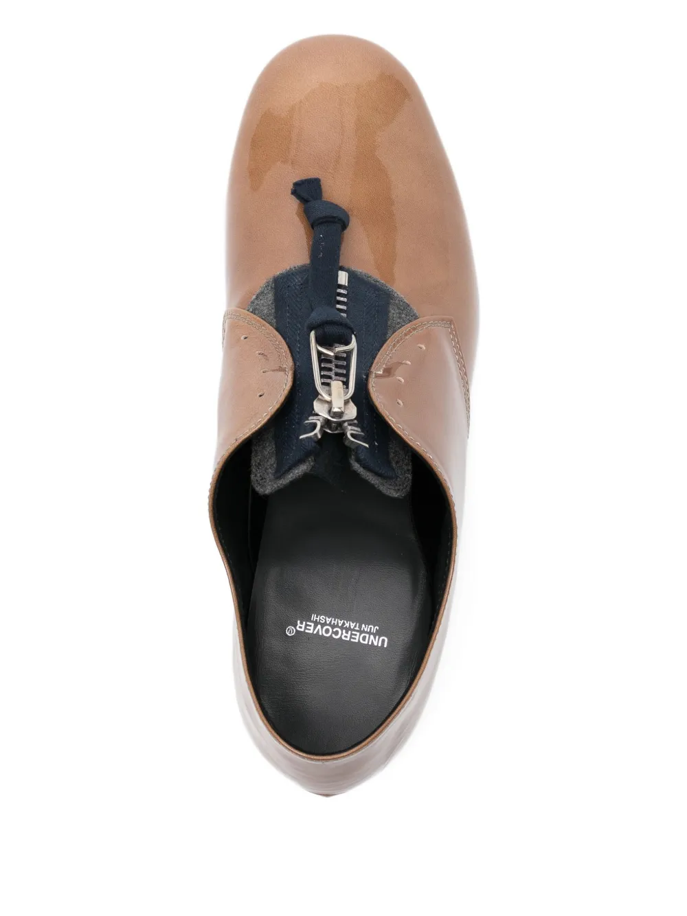 Undercover leather loafers Brown