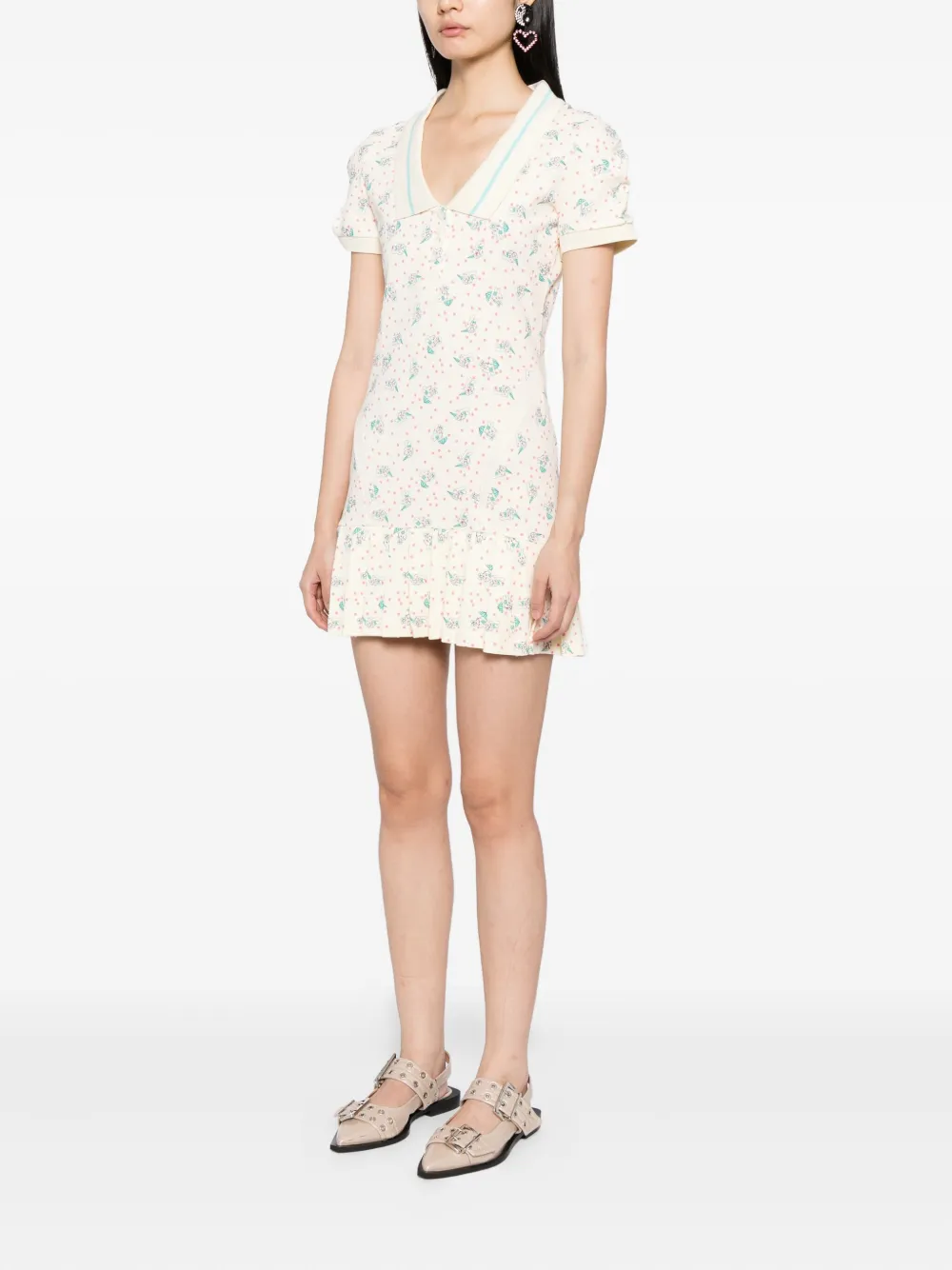 Ashley Williams Jurk Beige