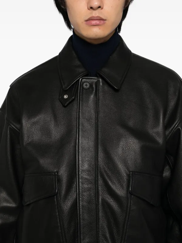 ジャケット・アウター yoke LEATHER FLIGHT JACKET YOKE 