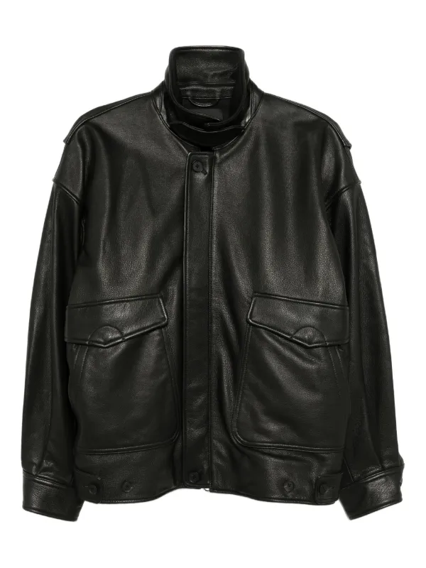 ジャケット・アウター yoke LEATHER FLIGHT JACKET 31475597_61014568_600.jpg