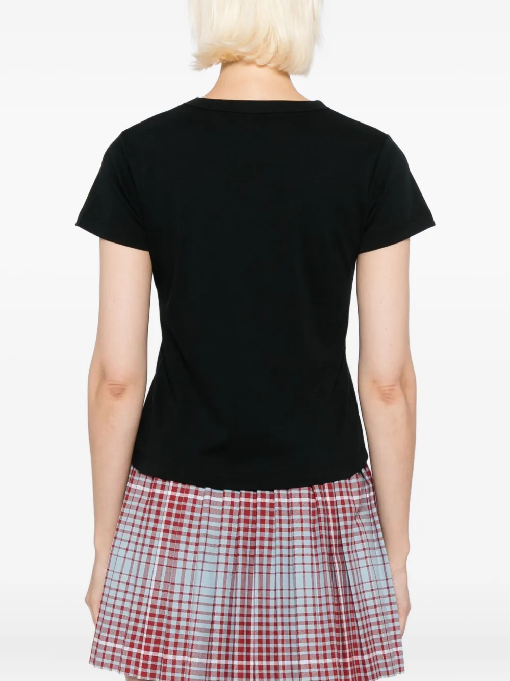 Ashley Williams Two Kittens Graphic Baby Tee In Black