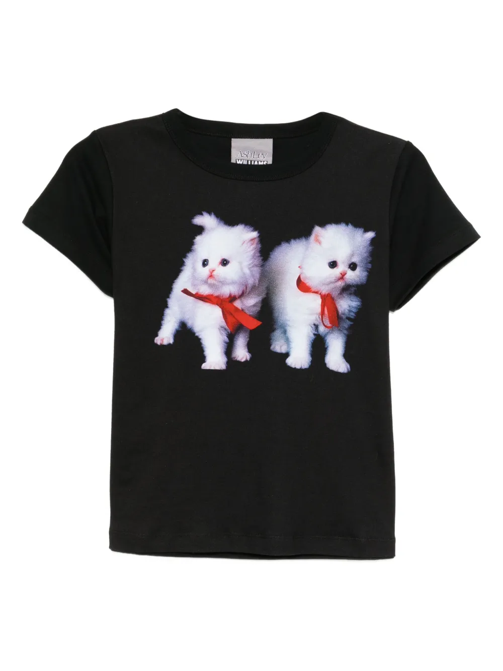 Ashley Williams T-shirt met print Zwart